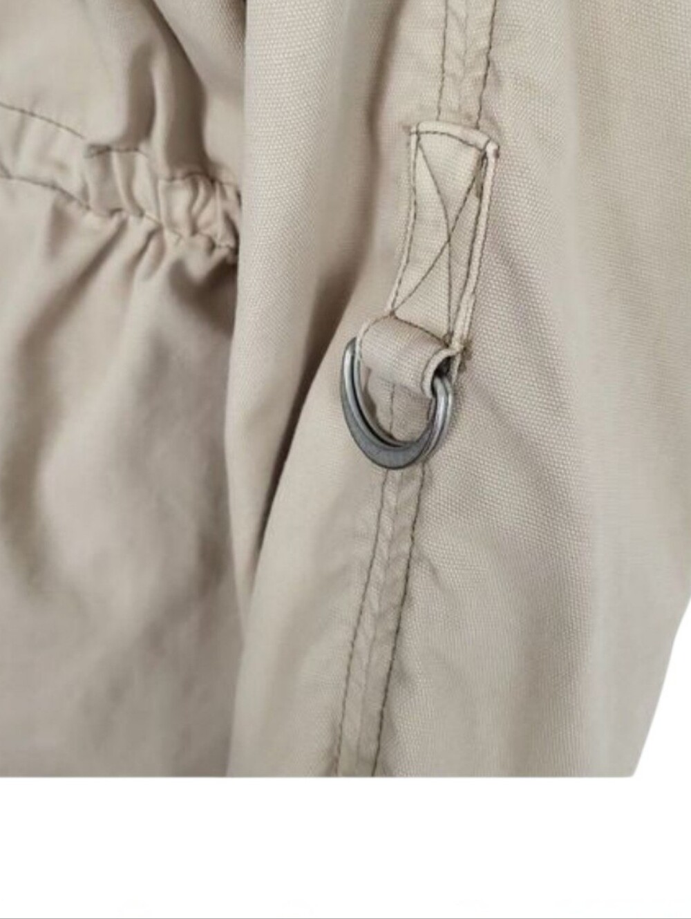 Kensie Jeans Tan Cargo Utility Jacket Size Medium - Picture 8 of 12